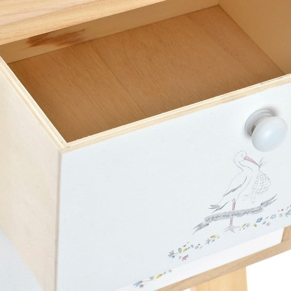 Comodino DKD Home Decor Baby Paolownia legno (30 x 25 x 47 cm)