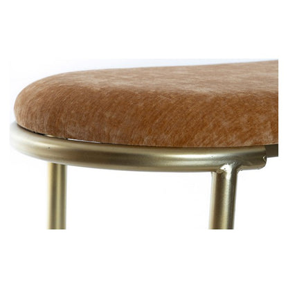 Panca DKD Home Decor Mandy Poliestere Metallo (2 pz)