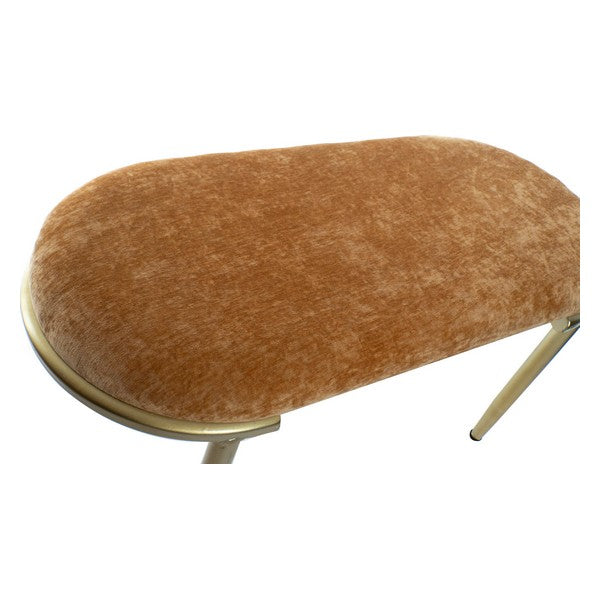 Panca DKD Home Decor Mandy Poliestere Metallo (2 pz)