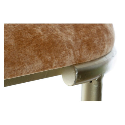Panca DKD Home Decor Mandy Poliestere Metallo (2 pz)