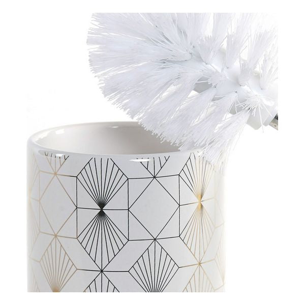 Scopino per WC DKD Home Decor Acciaio inossidabile (9 x 9 x 36 cm)