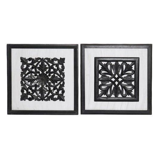 Wall Decoration DKD Home Decor Wood Arab (40 x 1 x 40 cm)