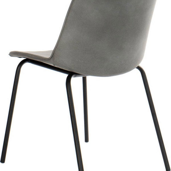 Sedia da pranzo DKD Home Decor Metallo polipropilene Poliuretano (48 x 45 x 81 cm)