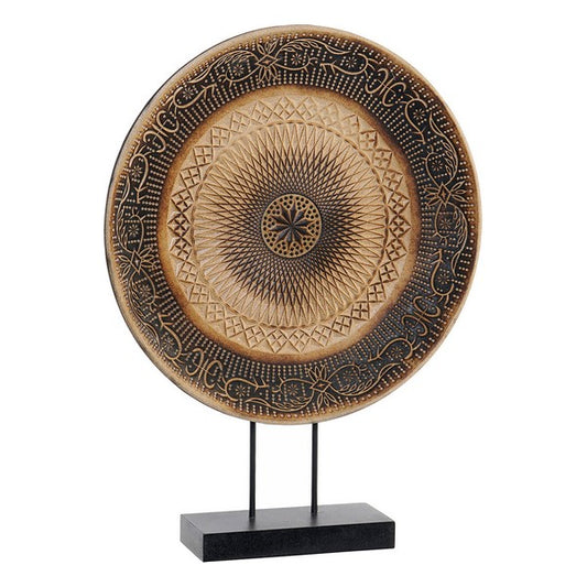 Figura decorativa DKD Home Decor Panter Chic Metallo MDF Legno (34 x 7 x 46 cm)