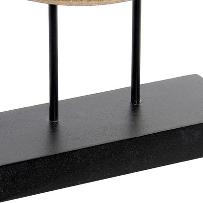 Figura decorativa DKD Home Decor Panter Chic Metallo MDF Legno (34 x 7 x 46 cm)