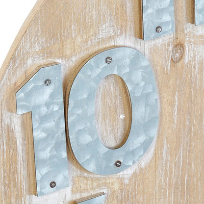 Orologio da parete DKD Home Decor Metallo MDF Legno (72 x 3 x 72 cm)