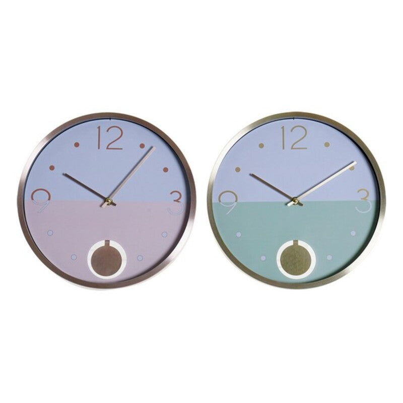 Orologio da parete DKD Home Decor Pendolo (2 pz)