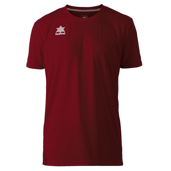 T-shirt sportiva a maniche corte Luanvi Pol Maroon