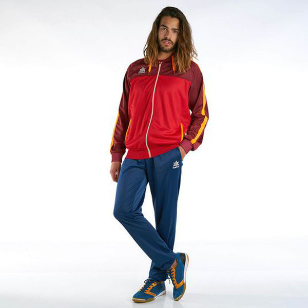 Pantaloni della tuta da adulto Luanvi Gama Navy 100% poliestere