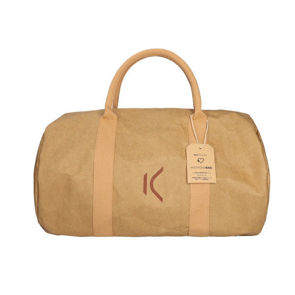 Borsa sportiva KSIX WeekendBag Carta kraft ecologica Marrone