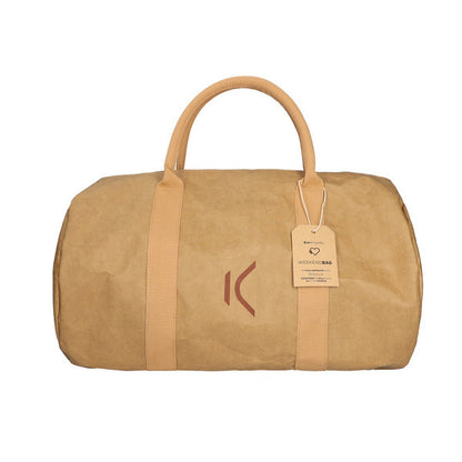 Borsa sportiva KSIX WeekendBag Carta kraft ecologica Marrone