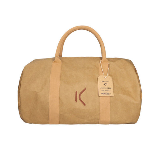 Borsa sportiva KSIX WeekendBag Carta kraft ecologica Marrone
