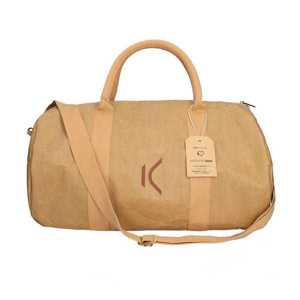 Borsa sportiva KSIX WeekendBag Carta kraft ecologica Marrone