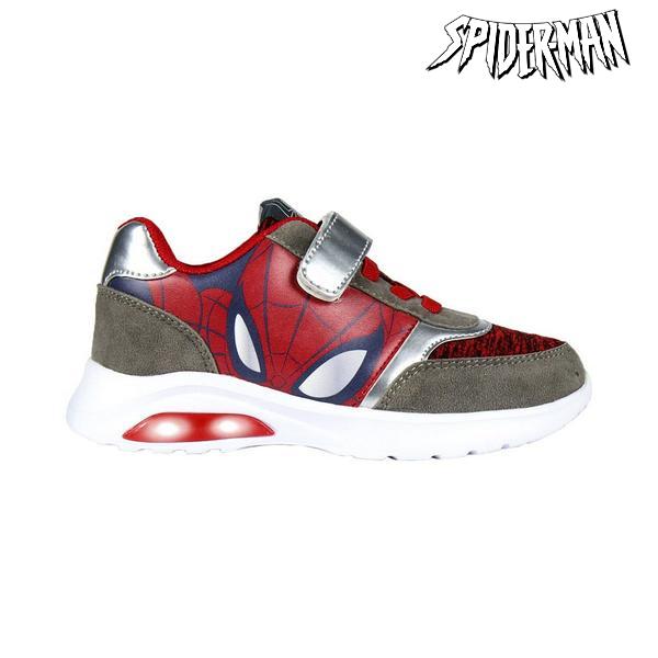 Scarpe da ginnastica LED Spiderman 73600 Rosse