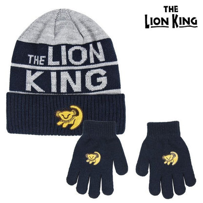 Cappello e Guanti Il Re Leone 74324 Grigio (2 Pz)