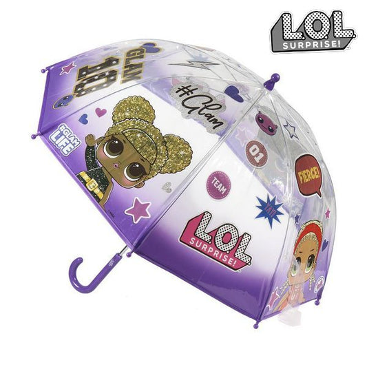 Ombrello a bolle LOL Surprise! Lilla (ø 45 cm)