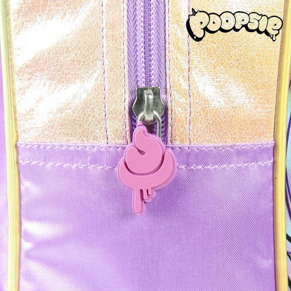 Zaino scolastico Poopsie rosa metallizzato