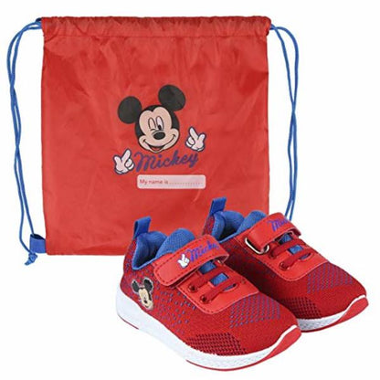 Scarpe Sportive per Bambini Topolino Rosse