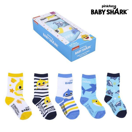 Calzini Baby Shark (5 paia) Multicolori