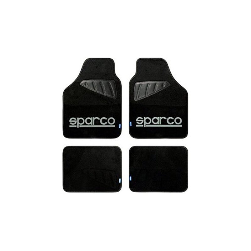 Set Tappetini Auto Sparco Universali Nero/Grigio (4 pz)