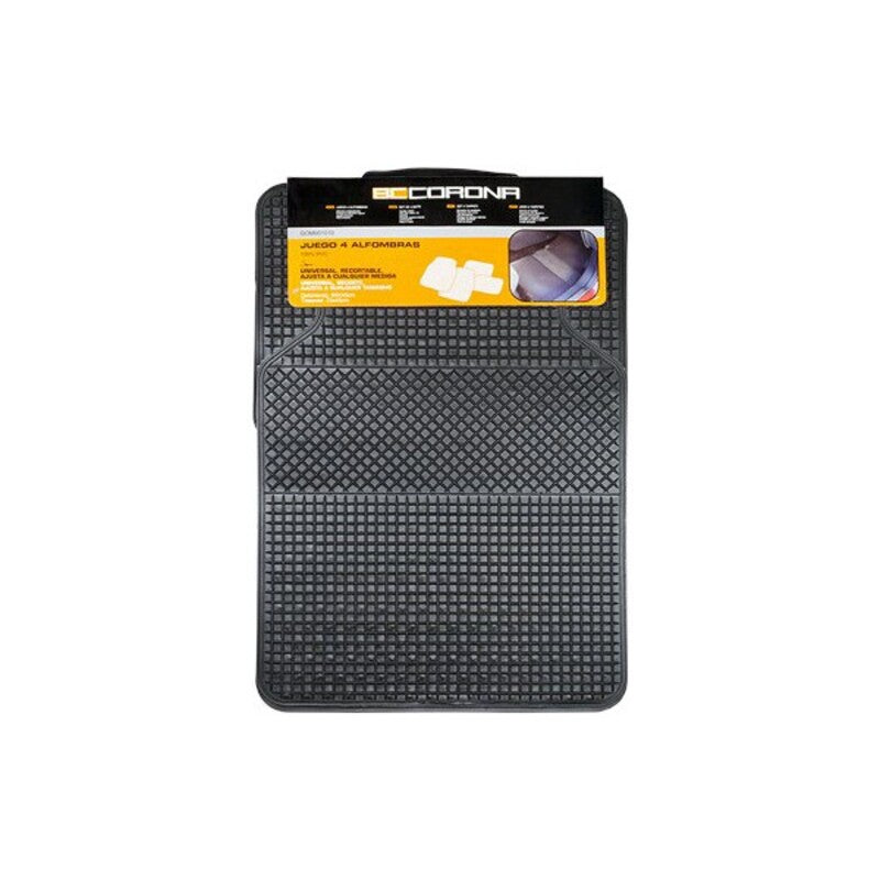 Tappetino Auto CS6 Universale Nero (4 pz)