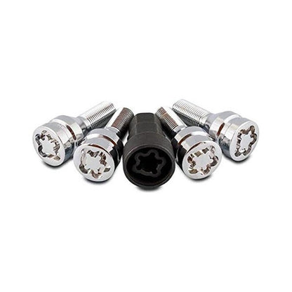Viti Antifurto BC Corona 12X125 L35 17/19 Silver (4 ud)