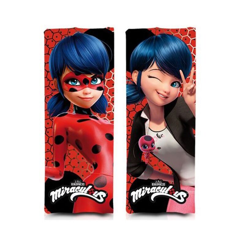 Seat Belt Pads Lady Bug CS6 Red