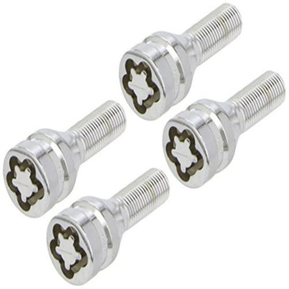 Viti Antifurto BC Corona 12X125 L28 17/19 Silver (4 ud)
