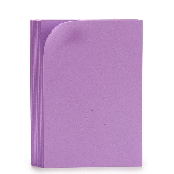 Carta Viola Gomma Eva 10 (65 x 0,2 x 45 cm) (10 Pezzi)