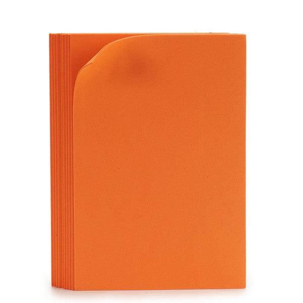 Paper Eva Rubber 10 (30 x 0,2 x 20 cm) (10 Pieces) Orange