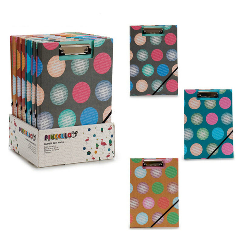 Cartella Clip A4 Con coperchio Cerchi (2 x 32 x 23 cm)