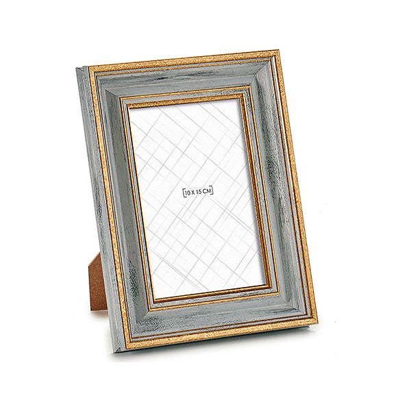 Portafoto Dorato (2 x 21 x 16 cm) (10 x 15 cm)