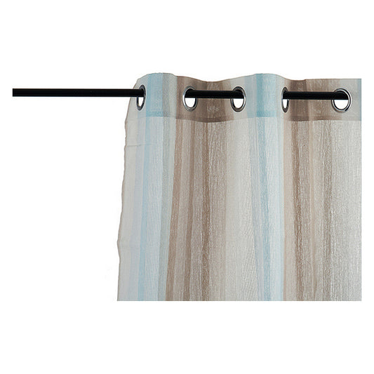 Curtains Beige Stripes (260 x 1 x 140 cm)