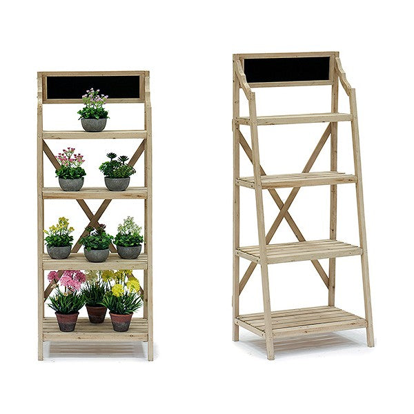 Ripiani in legno (46 x 168 x 68 cm) 4 ripiani