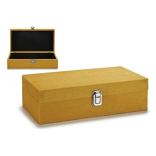 Storage Box Velvet Ocre (15 x 8,5 x 29 cm)