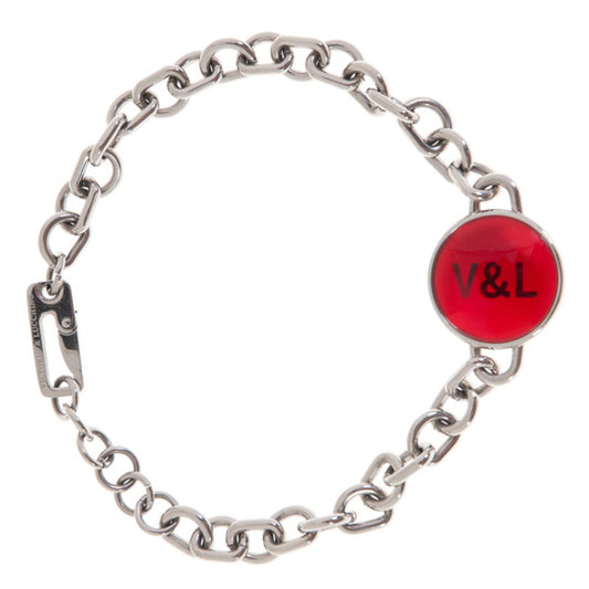 Bracciale Donna Victorio &amp; Lucchino VJ0074BR Rosso Acciaio Argento
