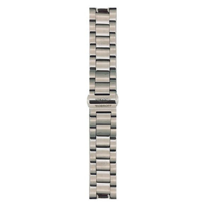 Cinturino per orologio Bobroff BFS004 Argento (Ø 22 mm)