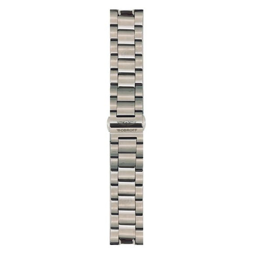 Cinturino per orologio Bobroff BFS004 Argento (Ø 22 mm)