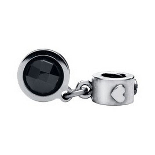 Perline da donna Viceroy VMM0075-05 Nero Argento (1 cm)