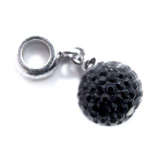 Perline da donna Viceroy VMM0261-05 Nero Argento (1 cm)