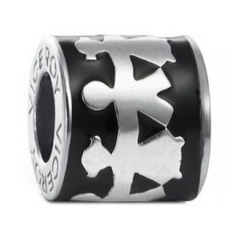 Perline da donna Viceroy VMM0301-15 Nero Argento (1 cm)