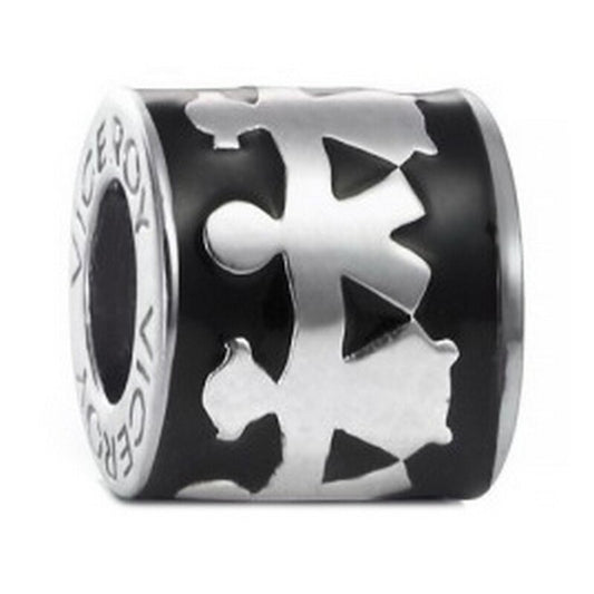 Perline da donna Viceroy VMM0301-15 Nero Argento (1 cm)