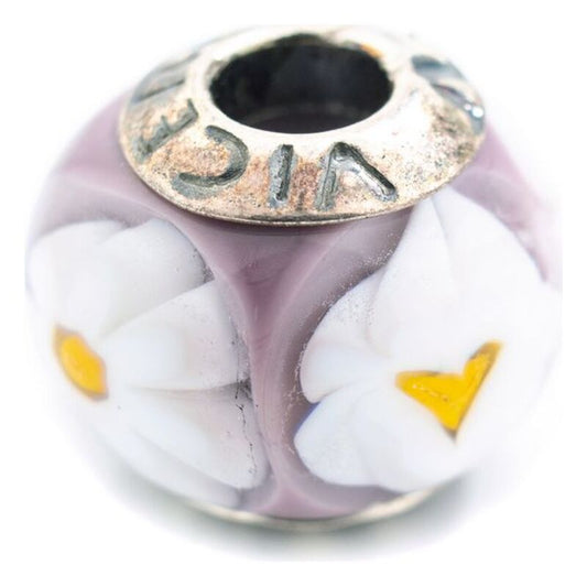 Perline da donna Viceroy VMB0040-27 Bianco Viola (1 cm)