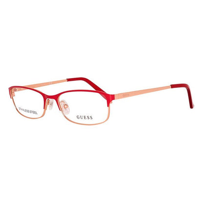 Ladies'Spectacle frame Guess GU2544-072 Red Golden (ø 52 mm)