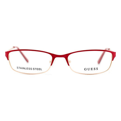 Ladies'Spectacle frame Guess GU2544-072 Red Golden (ø 52 mm)