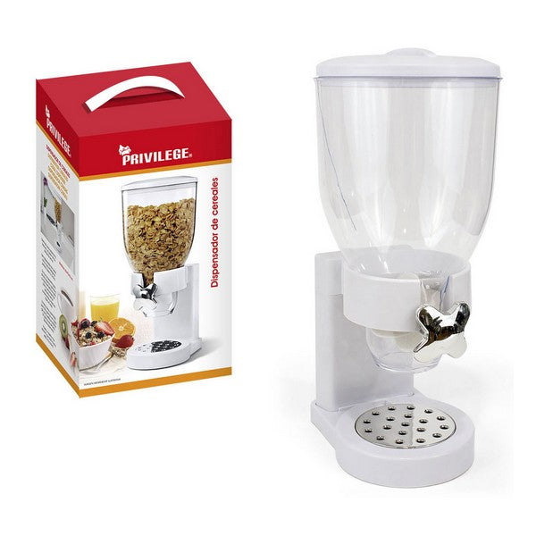 Cereal Dispenser Privilege White (20 X 17 x 42 cm)