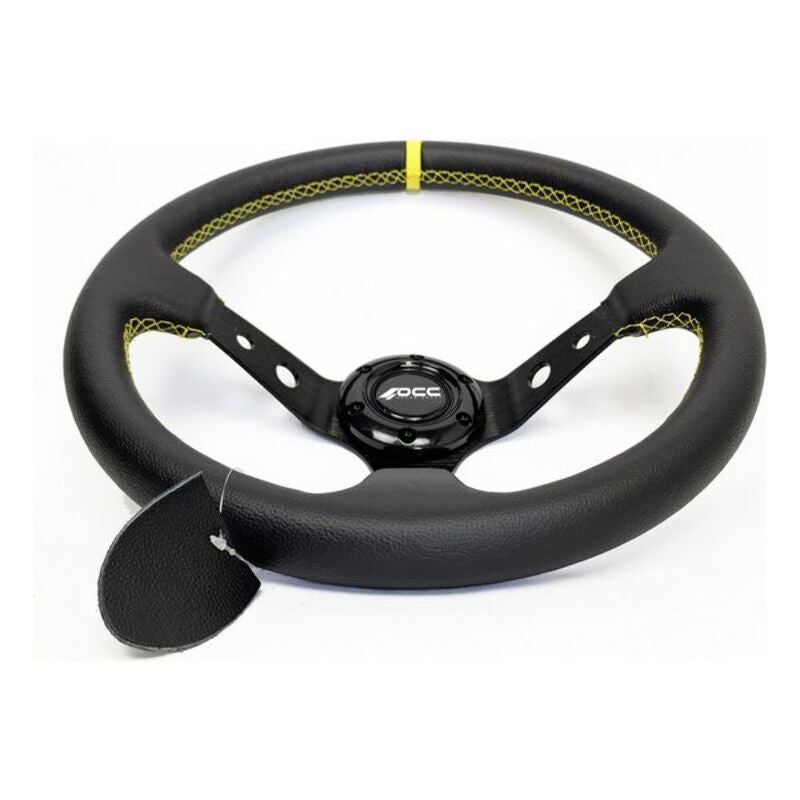 Volante da corsa OCC Motorsport Track Pelle nera
