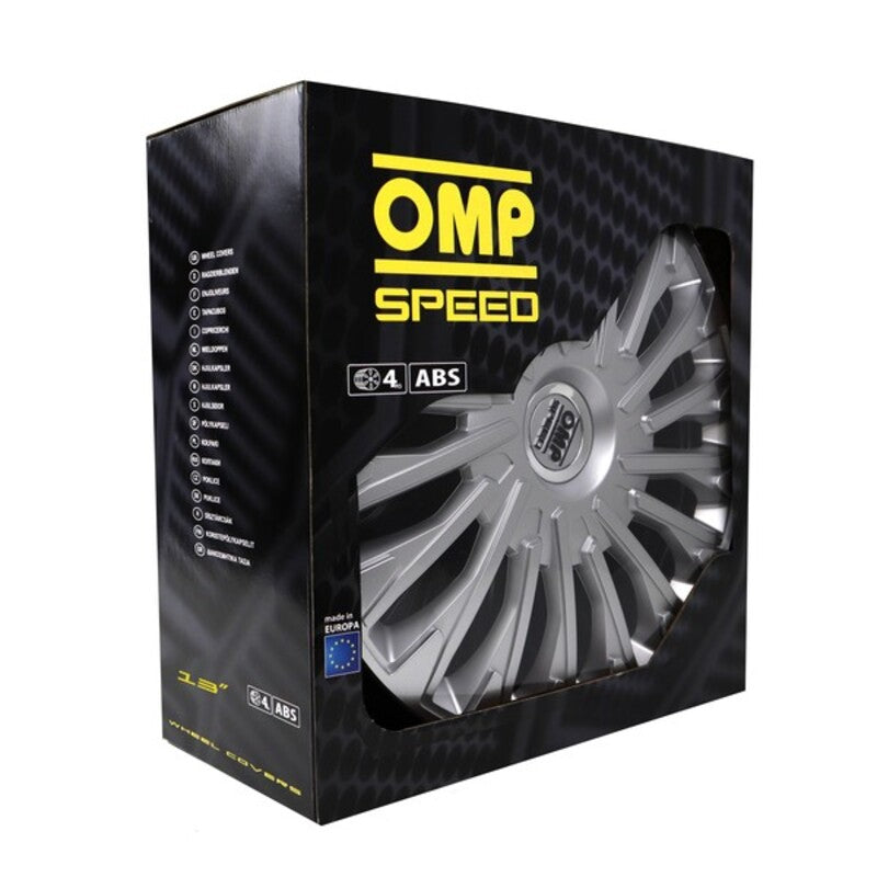 Copricerchio OMP Stinger Speed ​​Argento 13" (4 ud)