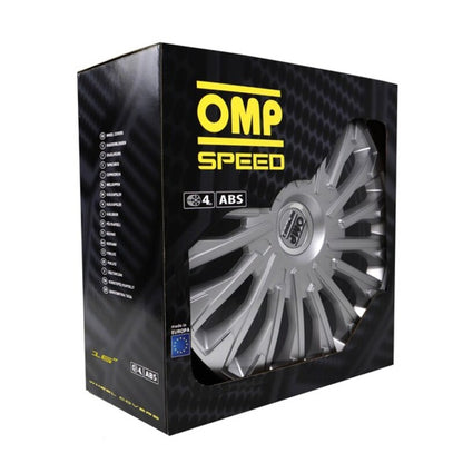 Copricerchio OMP Stinger Speed ​​Argento 16" (4 ud)