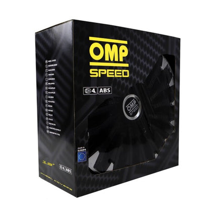 Copricerchio OMP Stinger Speed ​​Nero Argento 13" (4 ud)